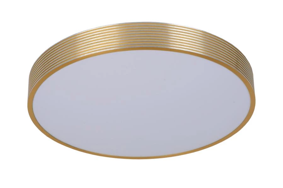 Lucide MALIN - Flush ceiling light - Ø 39 cm - LED Dim. - 1x24W 2700K - 3 StepDim - Matt Gold / Brass - off